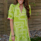 Chartreuse Cutie Dress