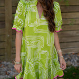 Chartreuse Cutie Dress
