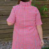 Adrienne Olivia Red Gingham