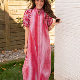 Cherry Lane Shirt Dress