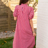 Cherry Lane Shirt Dress