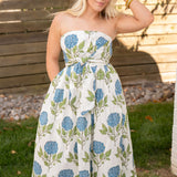 Hydrangea Haven Midi Dress