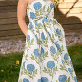 Hydrangea Haven Midi Dress