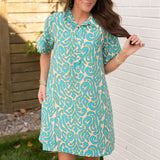 Laguna Waves Shirt Dress