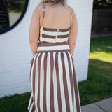Mocha Stripe Set