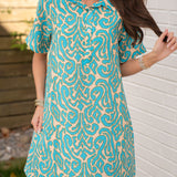 Laguna Waves Shirt Dress