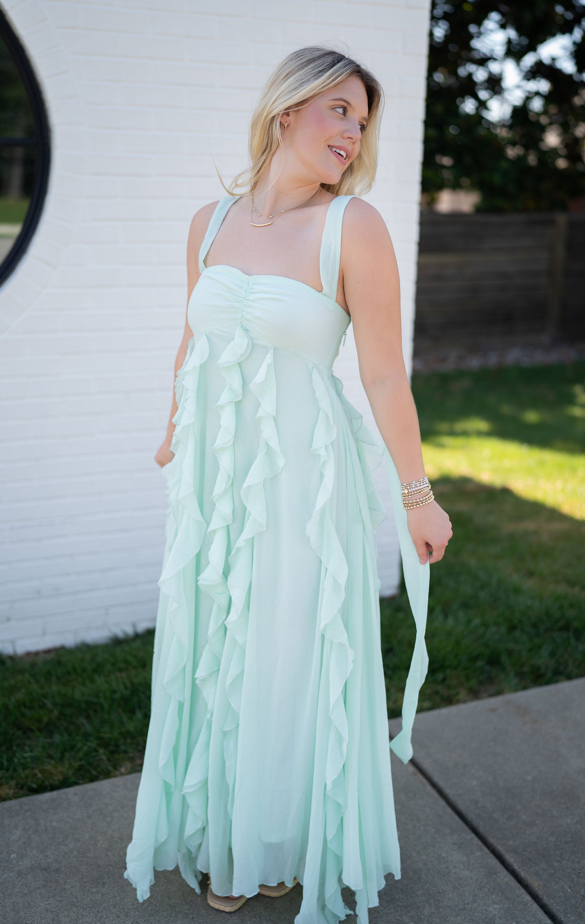 Show Me Your MUMU Gemma Ruffle Maxi – Simply Chic