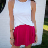 SPANX Fuchsia Skort