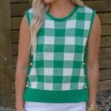 Picnic Sweater Vest Green