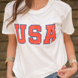 Z Supply USA Boyfriend Tee Sea Salt