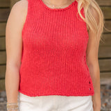 Free People Raspberry Sweater Tank