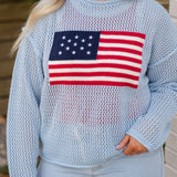American Flag Sweater