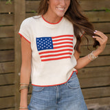 Z Supply Sleeveless Patriot Sweater Cloud