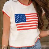 Z Supply Sleeveless Patriot Sweater Cloud