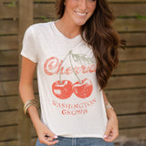 Free People Cherry Combo Tee