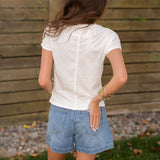 Free People Cherry Combo Tee
