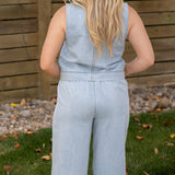 Z Supply Daycation Denim Utility Pant Coastal Water