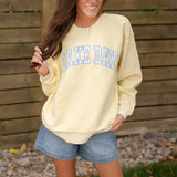 Lake Day Cord Sweatshirt