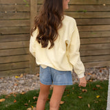 Lake Day Cord Sweatshirt