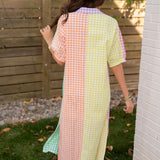 Blakely Gingham Maxi Dress