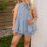 Free People Denim Set