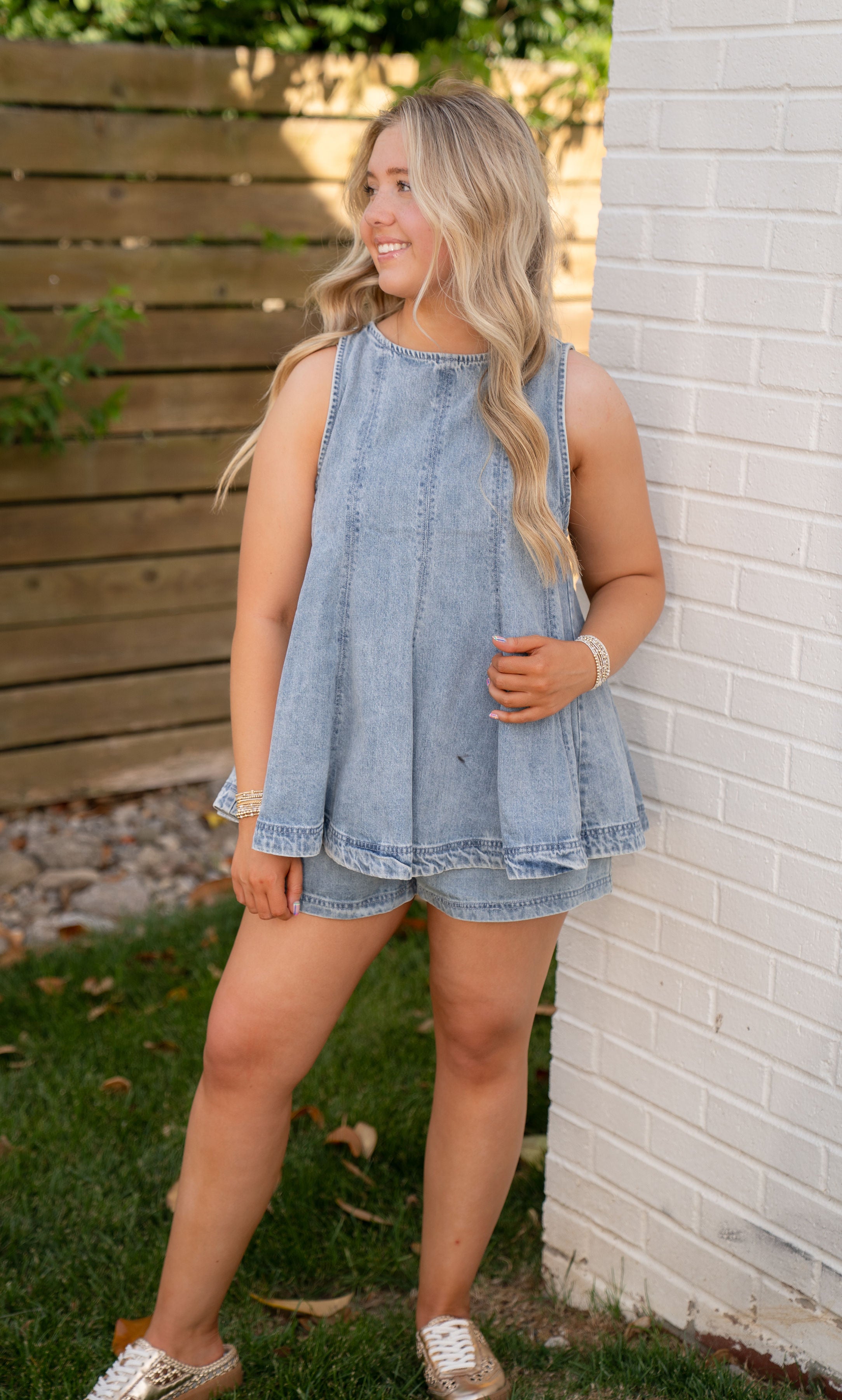 Free People Denim Set