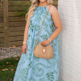 Blue Lagoon Halter Dress