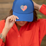 Z Supply Heart Flag Trucker Hat