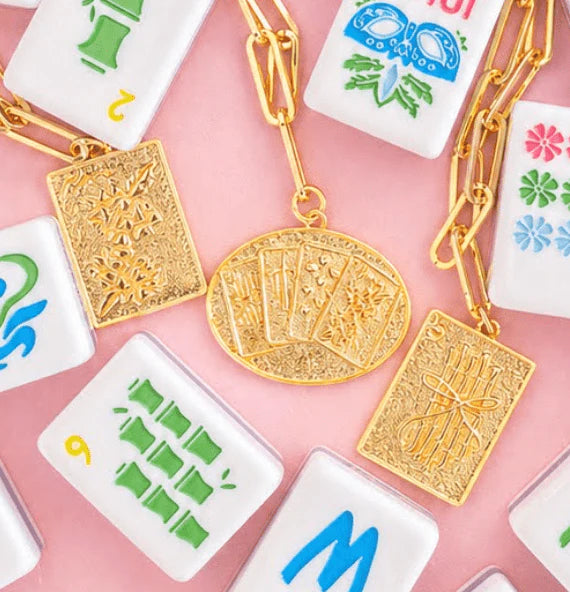 Mahjong Charm Tile Necklace