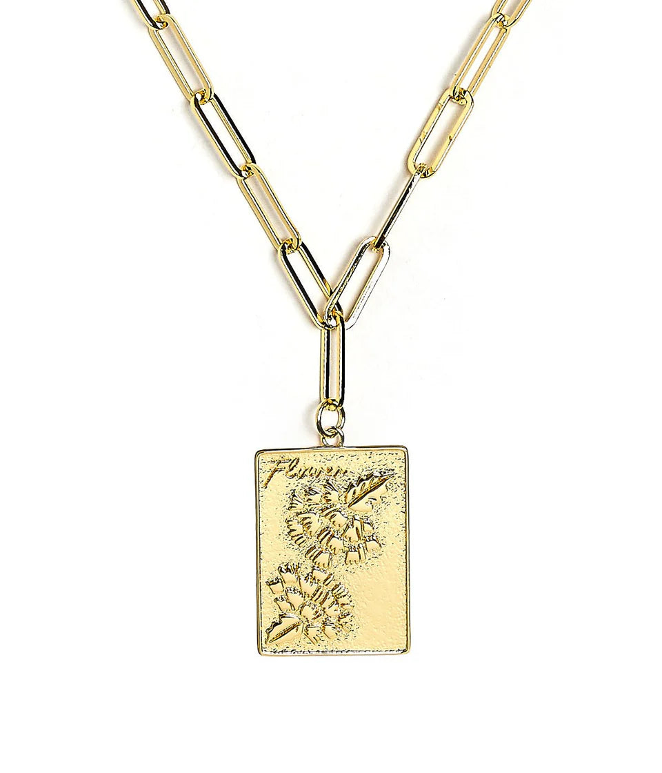 Mahjong Charm Tile Necklace