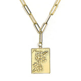 Mahjong Charm Tile Necklace