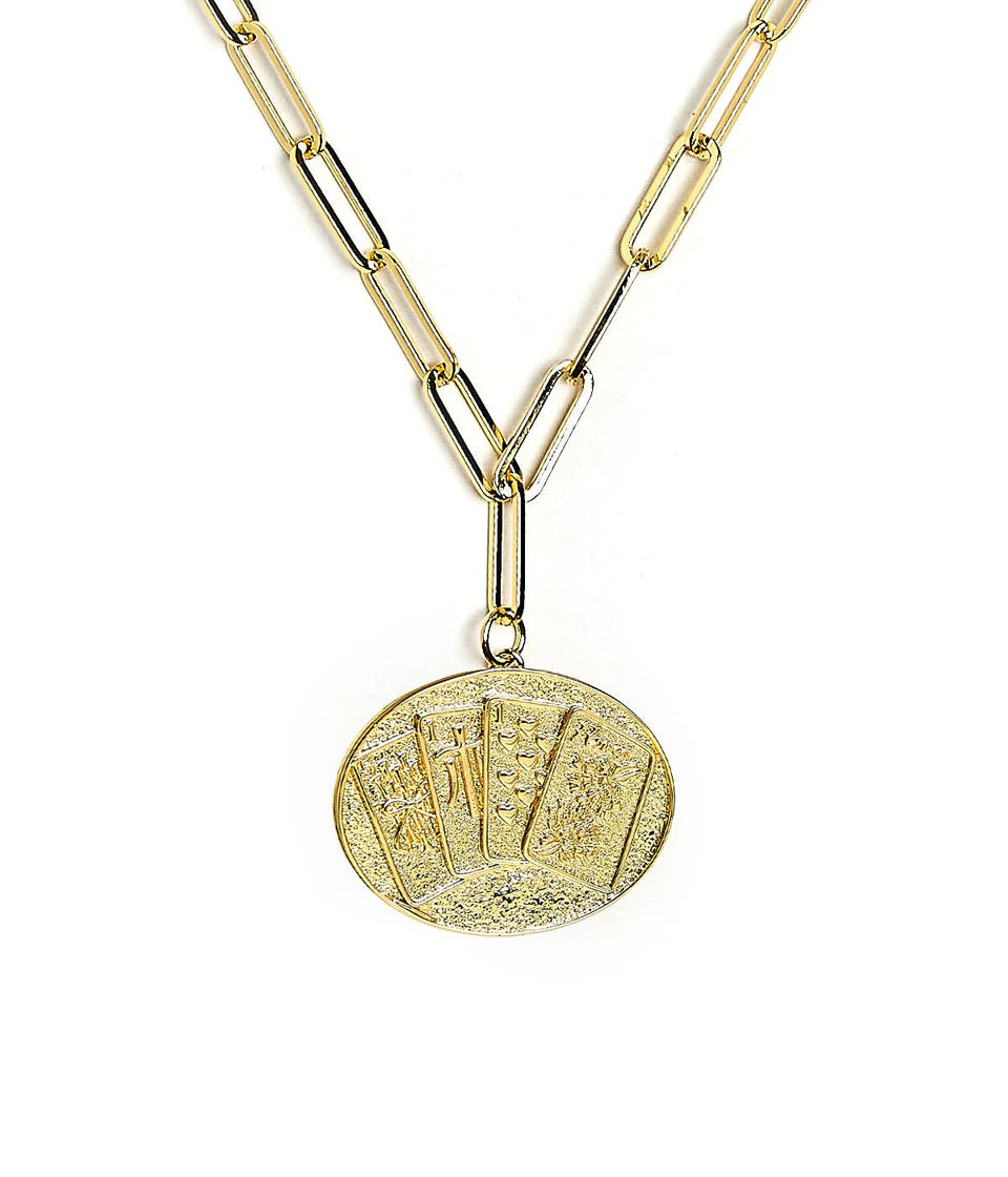 Mahjong Charm Tile Necklace