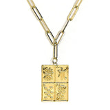 Mahjong Charm Tile Necklace