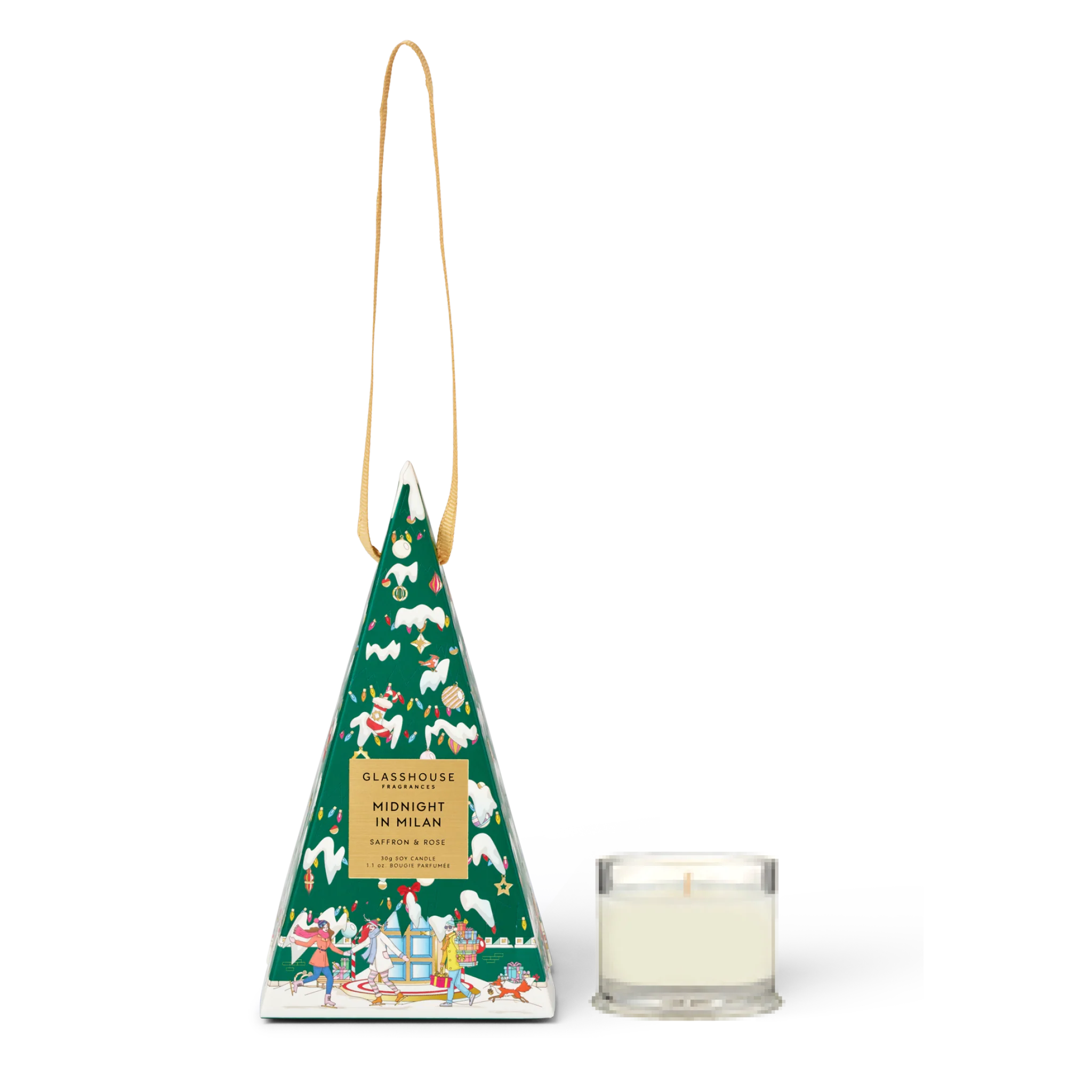 Glasshouse Midnight in Milan Bauble Candle GIft