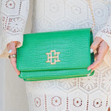 Bryn Clutch/Crossbody Kelly Green